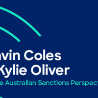 Gavin Coles and Kylie Oliver on the Australian Sanctions Perspective